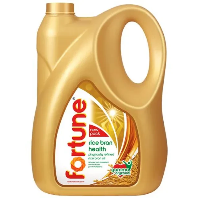 Fortune Refined Oil - Rice Bran, 5 L Can-2.webp